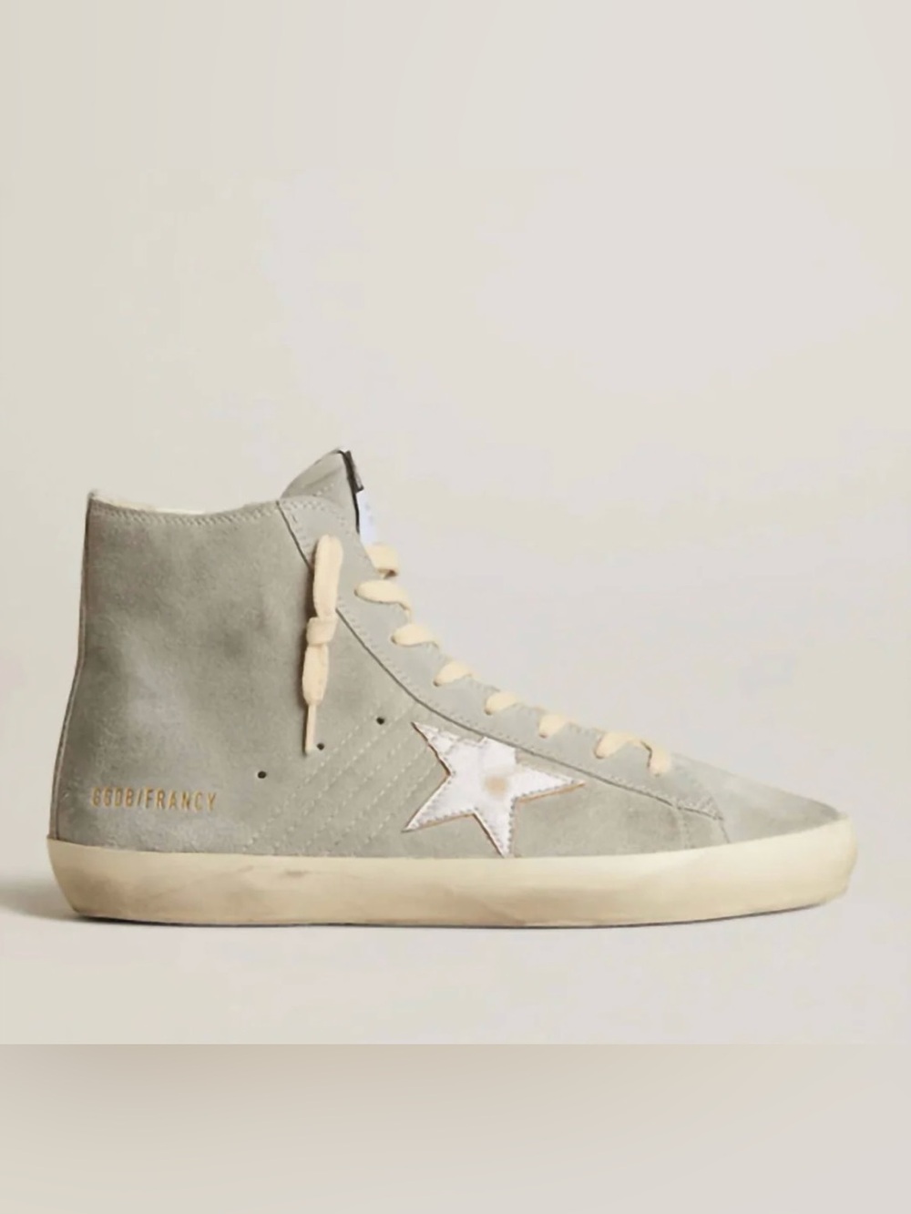 BNIB GOLDEN GOOSE FRANCY SILVER SUEDE SNEAKERS